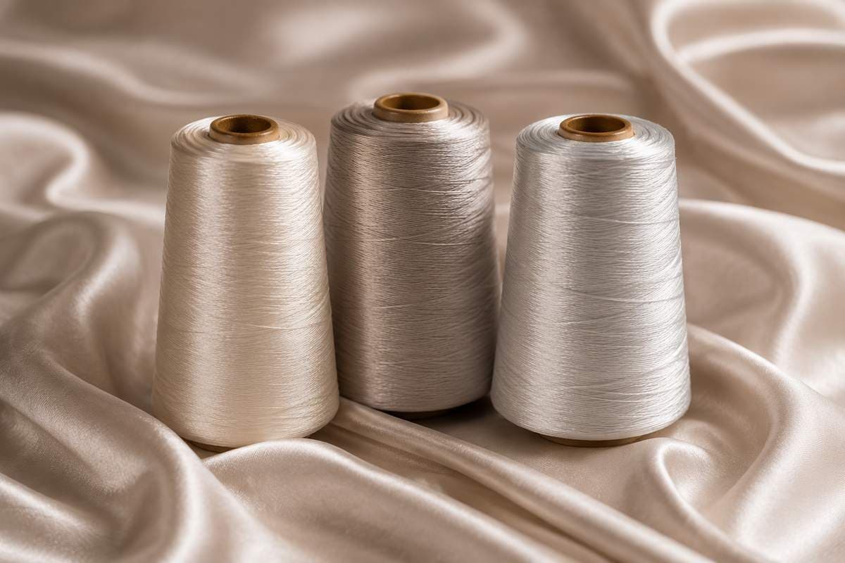 Pure resham silk thread spools